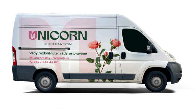 Firemné auto Unicorn Decoration