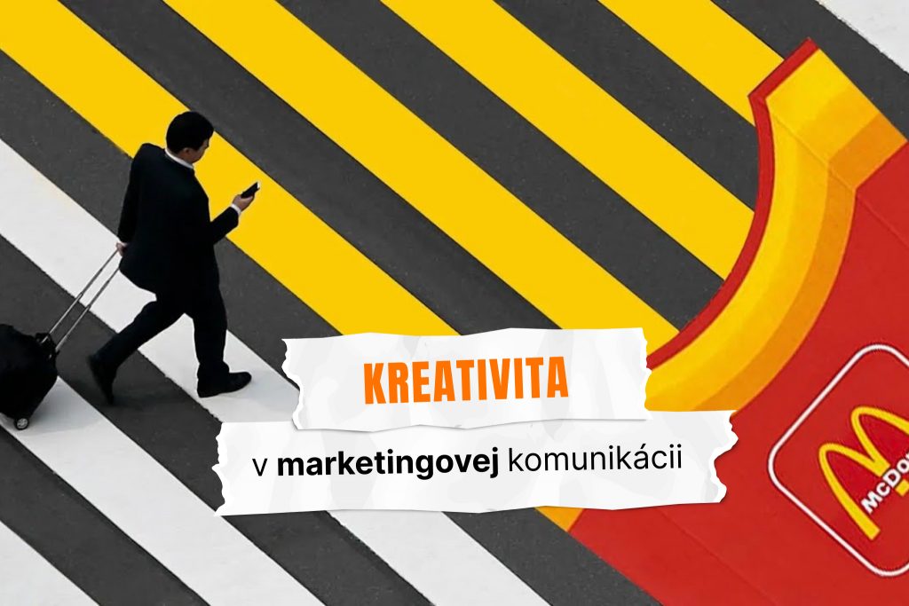 Muž kráčajúci cez prechod znázorňujúci hranolky