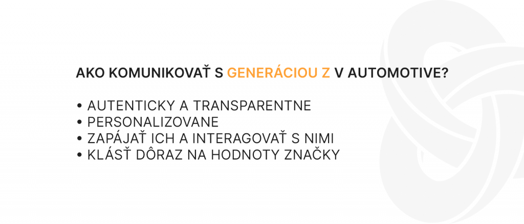 ako komunikovať s generáciou Z v automotive